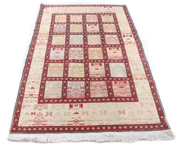 Orijinal İran Şahseven İpek Kilim