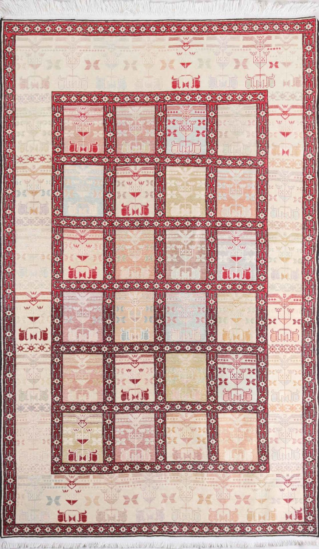 Orijinal İran Şahseven İpek Kilim