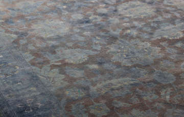 Mavi Renk Geçişli İran Halısı