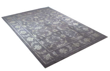 İpek Desenli Antrasit Halı