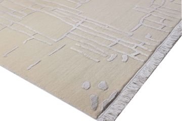 Kabartma İpek Desenli Modern Halı