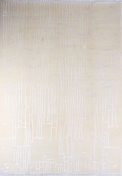 Kabartma İpek Desenli Modern Halı
