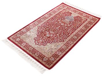 Bordo Bambu İpek Namazlık Seccade 0,80 x 1,25 = 1,00m²