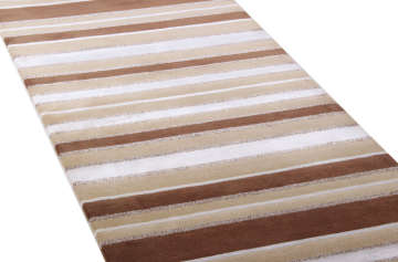 Kahverengi Çizgili Koridor Halısı