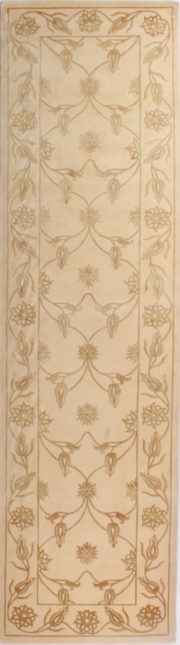 Desenleri İpek İnce El Halısı Yolluk