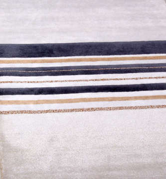 Beyaz İpek Zeminli Koridor Halısı 0.80 x 3.00