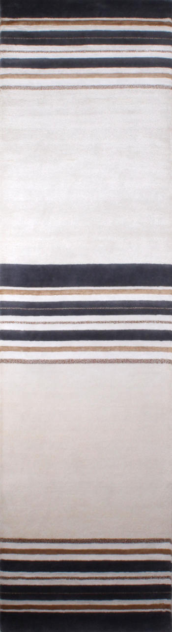 Beyaz İpek Zeminli Koridor Halısı 0.80 x 3.00