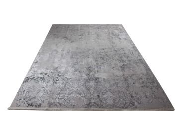 Eskitme Desenli Bambu Halı