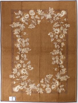 Çift Taraflı Kahve Şönil Kilim