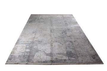 Gri Bambu Salon Halısı