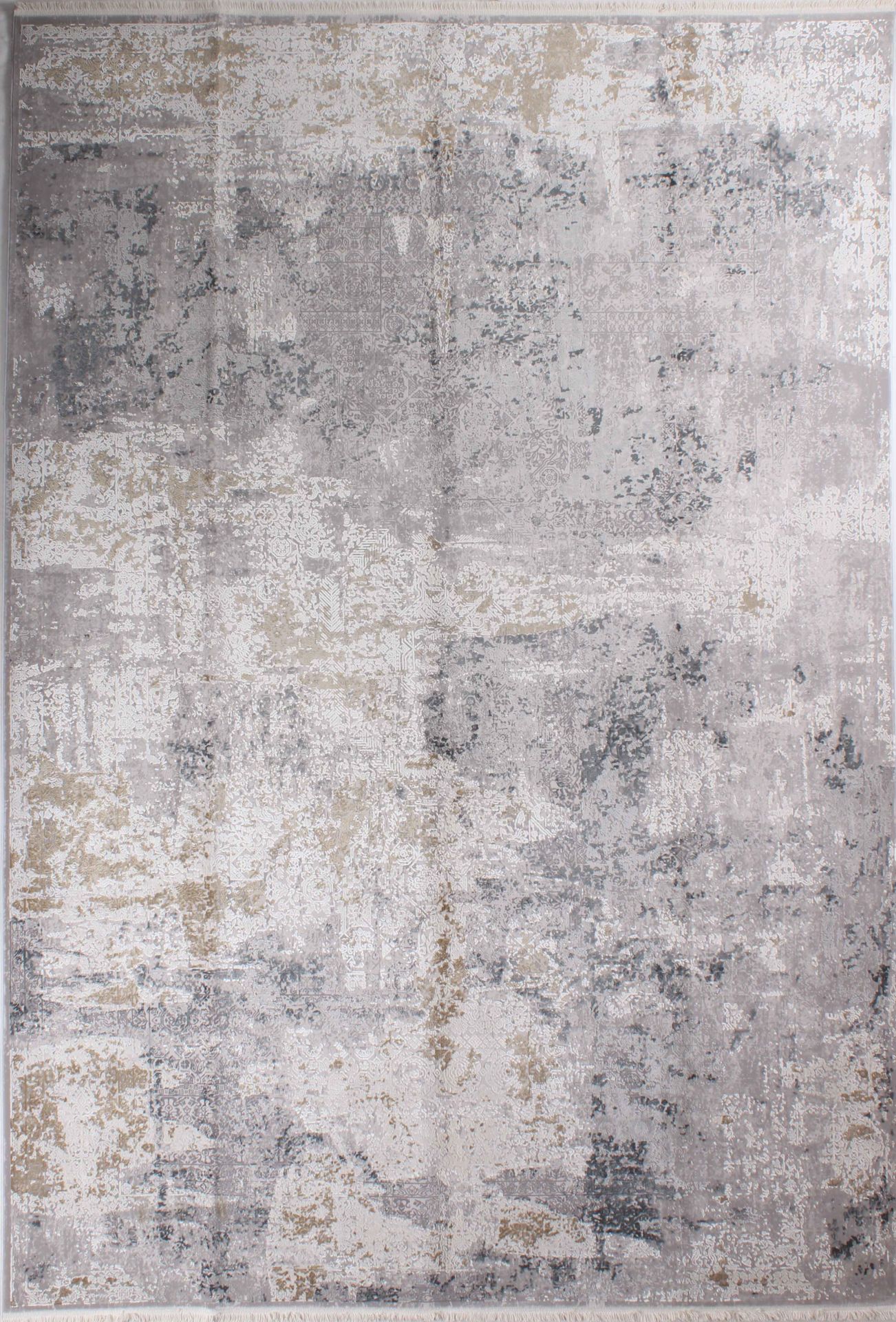 Gri Bambu Salon Halısı