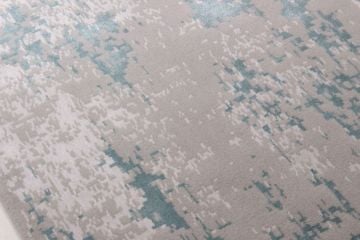 Gri Mavi Modern Halı