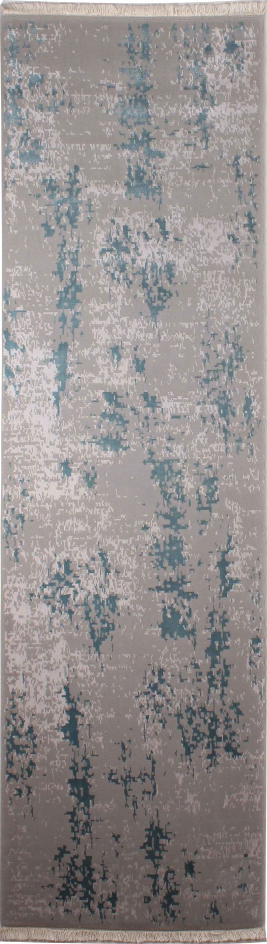 Gri Mavi Modern Halı