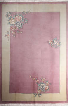 Pembe Zeminli Çin Halısı