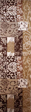 Modern Tasarım İpek Desenli Koridor Halısı 0.80 x 3.00