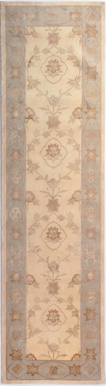 Patterned Silk Carpet Corridor