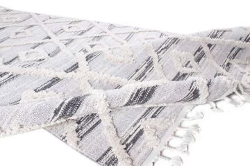 Mavi Krem Modern Kilim