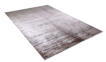 Ton in Ton Renk Geçişli Çizgili Bambu Halı 2.00 x 2.90