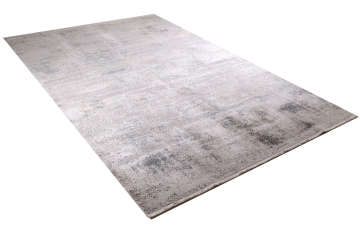 Kendi İçinden Zigzag Desenli Parlak Bambu Halı