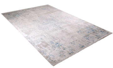 Mavi Detaylı Bambu Salon Halısı 2.00 x 2.90