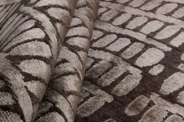 Animalistic Silk Patterned Handmade Carpet