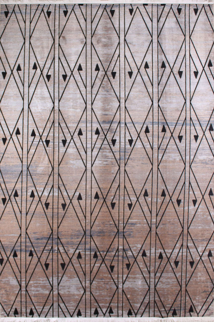 Modern Tasarımlı Parlak Bambu Halı