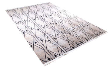 Modern Tasarımlı Parlak Bambu Halı 2.00 x 2.90