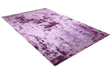 Parlak Mor Bambu Salon Halısı
