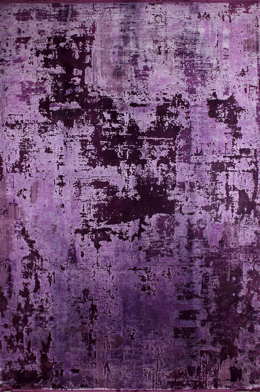 Parlak Mor Bambu Salon Halısı