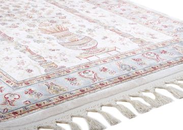 Light Blue Prayer Rug Prayer Rug 0.80 x 1.25 = 1.00m²