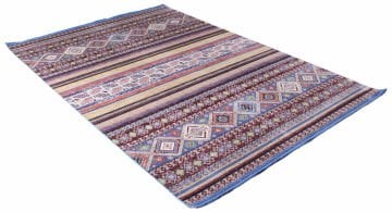 Bambu Etnik Desenli Makine Halısı