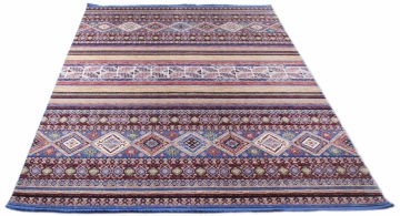 Bamboo Ethnic Patterned Machine Made Carpet