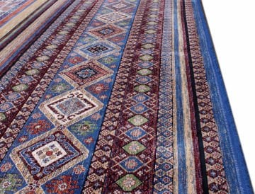 Bambu Etnik Desenli Makine Halısı