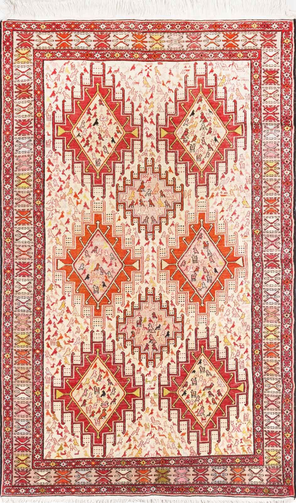 İran Şahseven İpek Kilim