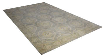 Modern Damask Desenli Tasarım Halı