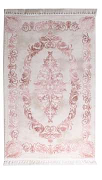 Madalyon Desenli Somon Halı