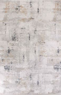 Beyazlı Grili Modern Halı