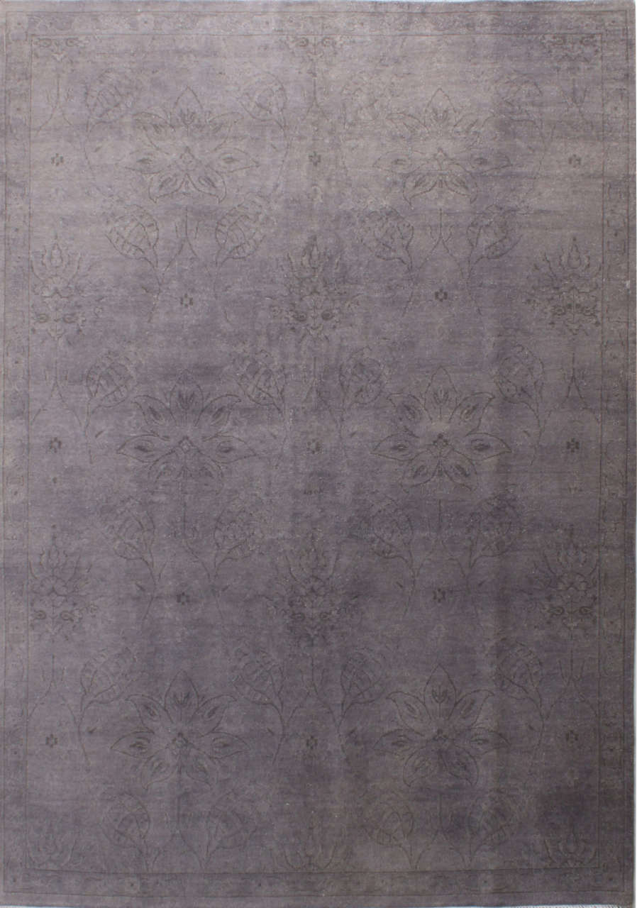 Woven Hand Woven Slim Gray Modern Living Carpet 2.50 x 3:00