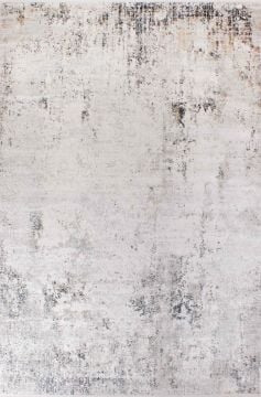 Eskitme Damask Desenli Bambu Halı