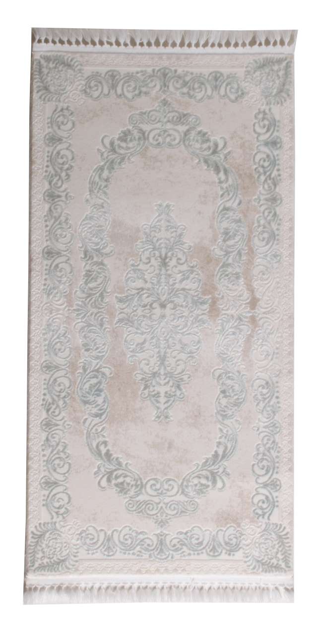 Medallion Blue Patterned Carpet