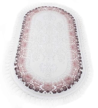 Round Pink Kitchen Rug