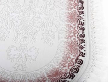 Round Pink Kitchen Rug