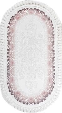 Round Pink Kitchen Rug