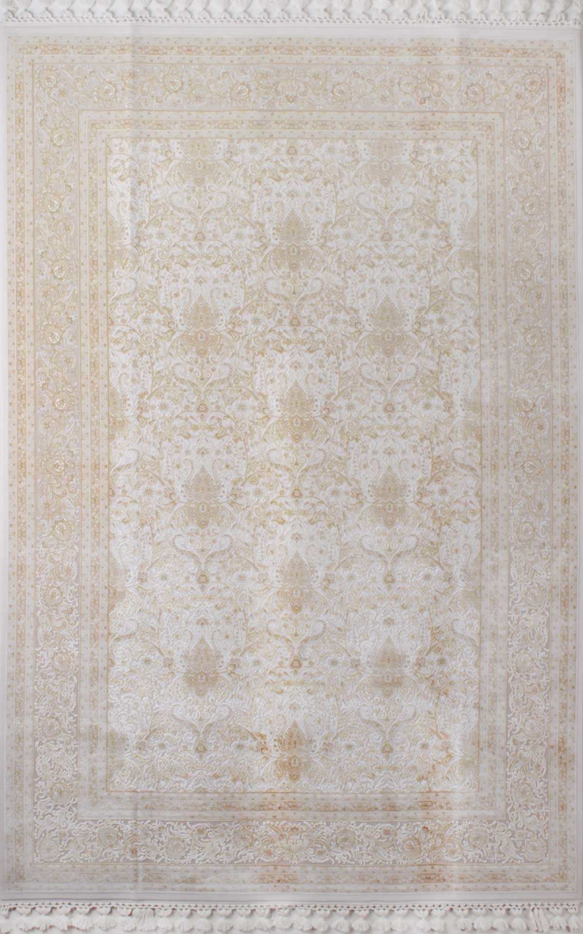 Serpme Desenli Bambu Halı