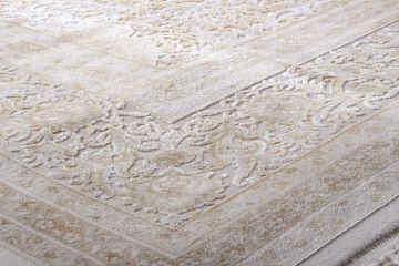Serpme Desenli Bambu Halı