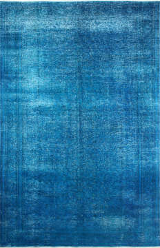 Turkuaz Mavi Retro Halı