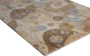 Özel Tasarım El Dokuması Modern Yün Halı