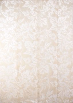 Silk Flower Patterned Handmade Carpet