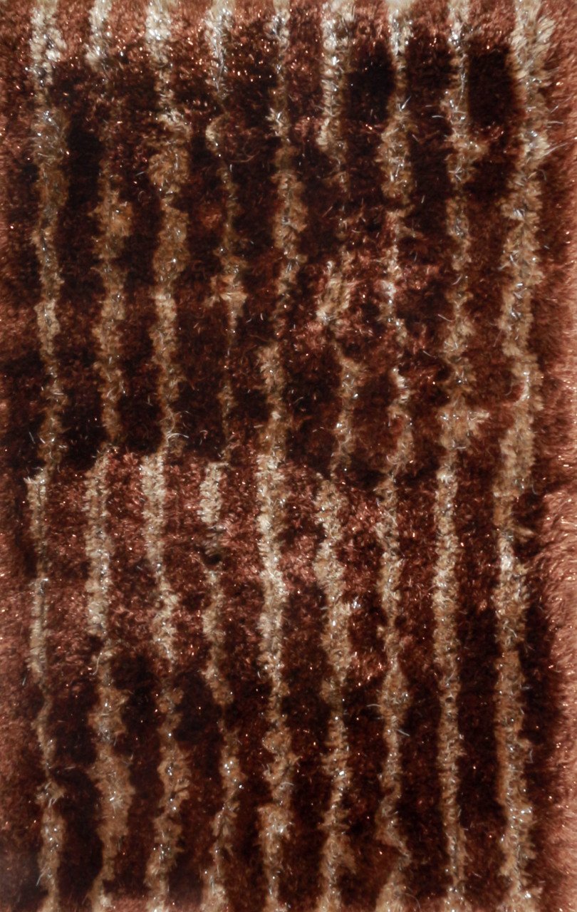 Parlak Kahverengi İpek Shaggy