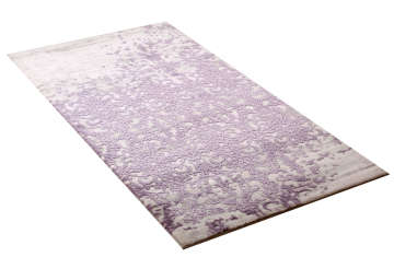 Lila Desenli Modern Yatak Odası Halısı 0.80 x 1.50